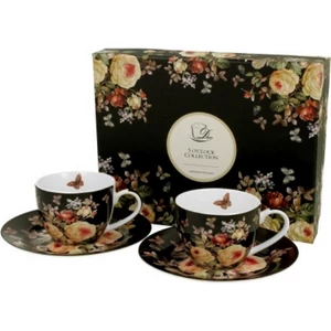 Csésze+alj Porcelán 110ml Warda 2db-os dobozban