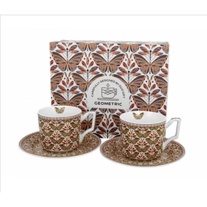 Csésze+alj Porcelán 120ml Papilio 2db-os dobozban
