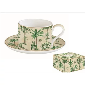 Csésze+alj Porcelán 2,4dl Oasi dobozban