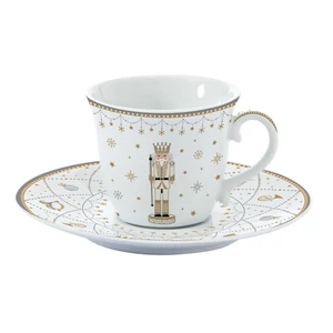 Csésze+alj teás Porcelán karác 2dl Royal Nutcracker dobozban