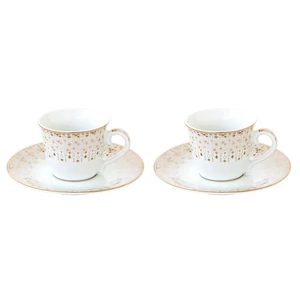 Csésze+alj Porcelán karácsonyi 80ml Festive 2db-os dobozban