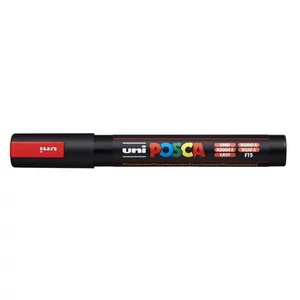 Decormarker UNI-BALL Posca 1,8-2,5mm vízbáz akril marker fluor piro Írószerek UNI Posca PC-5M ROUGE