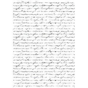 Decoupage rizspapír A4 ITD-R0053, írás minta