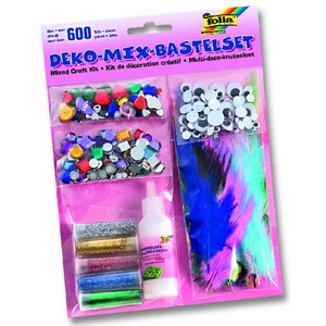 Dekor szett Folia 600db barkács kreatív kövek eszközök 