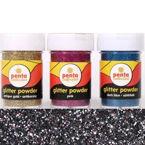 Csillámpor dekor 15gr grafit