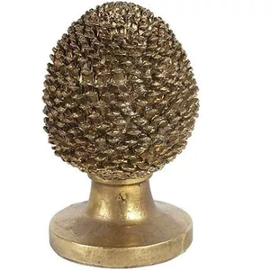Kerámai dísz arany óriás toboz Ornament Dejan L gold 32cm SDDST53