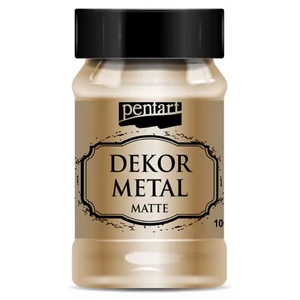 Dekorfesték matt 100ml Dekormetál matt bronz