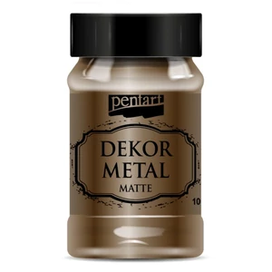 Dekorfesték matt 100ml Dekormetál matt csokoládé