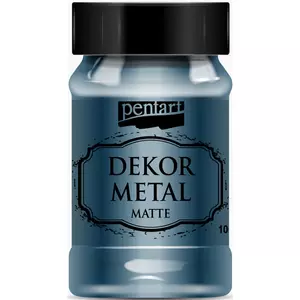 Dekor festék matt 100ml Dekormetál matt Oxford kék