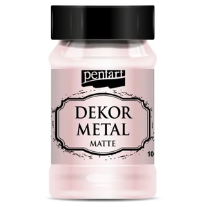 Dekorfesték matt 100ml Dekormetál matt rózsaarany