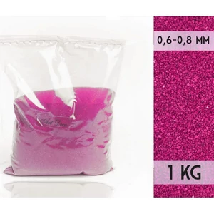 Dekorhomok 1kg Pink 0,6-0,8