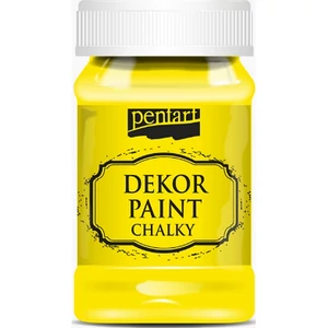 Dekor krétafesték 230ml citromsárga