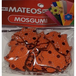 Dekorgumi MATEOS - Harang Glitteres dekor gumilap. Sárga és árnyalatai - Karácsonyi dekor.