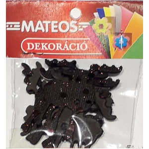 Dekorgumi MATEOS - Szarva Glitteres dekor gumilap. Vegyes színek - Karácsonyi dekor.