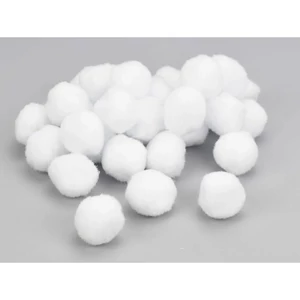 Dekor pompom 4cm zsenília golyó, 50db/csomag