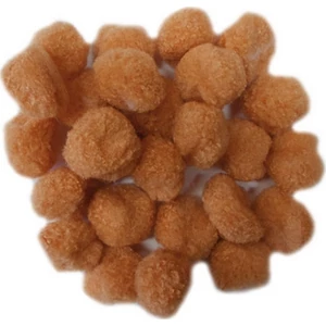 Dekor pompon 30mm bézs 50db/csomag