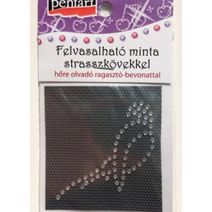 Dekor strasszkő vasalható Papagáj