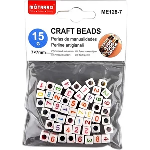 Dekor szám gyöngy 0,7x0,7cm 25