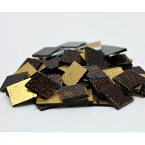 DEKOR Üvegmozaik 0, 8 x 2, 5cm bronz-fekete csíkos