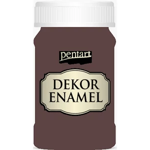 Dekor Zománcfesték Pentart 100mlbarna dekorfesték