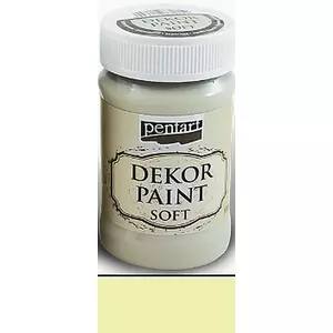 Dekorfesték lágy 100ml Pentart sárga 7211