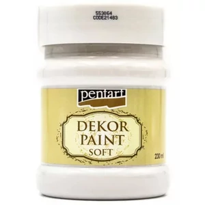 Dekorfesték lágy 230ml Pentart törtfehér