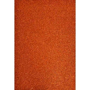 Dekorgumi glitteres narancs 2mm, A4 EVA
