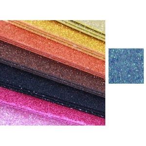 Dekorgumi glitteres öntapadós Irizáló kék, 20x30cm