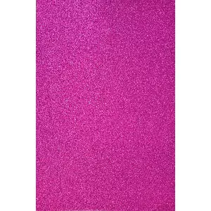Dekorgumi glitteres s.pink 2mm, A4 EVA