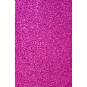 Dekorgumi glitteres s.pink 2mm, A4 EVA