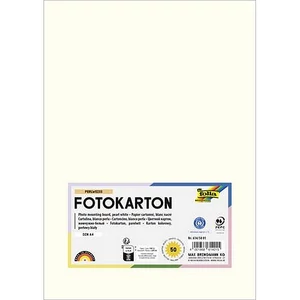 Dekorkarton 2 oldalas A4 300 g 50lap FOLIA gyöngyfehérlap FOLIA g lap FOLIA gyöngyfehér
