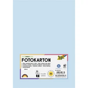 Dekorkarton 2 oldalas A4 300 g 50lap FOLIA jégkéklap FOLIA jégkék lap FOLIA jégkék