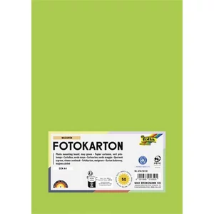 Dekorkarton 2 oldalas A4 300 g 50lap FOLIA tavaszzöldlap FOLIA ta lap FOLIA tavaszzöld