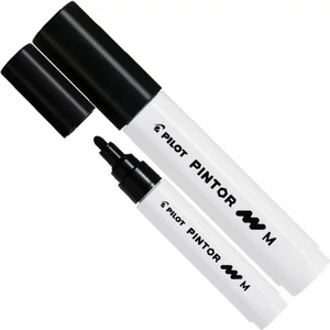 Lakk Decomarker Pilot Pintor M' 1,4mm vízbázisú fekete Írószerek PILOT SW-PT-M-B