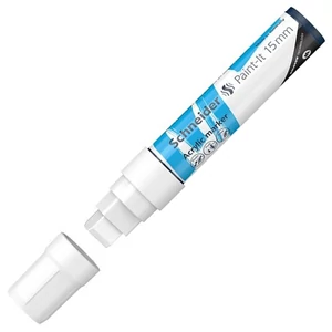 Dekormarker Schneider akril, 15 mm, Paint-It 330, fehér