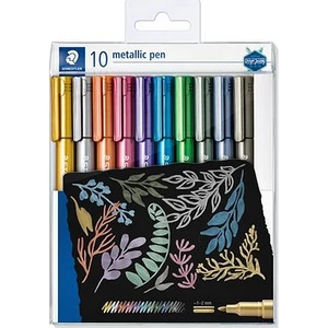 Dekormarker Staedtler 10 Design Journey Metallic Pen TS8323TB9