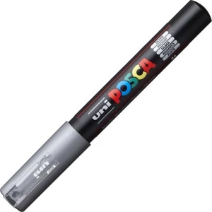 Decormarker UNI-BALL Posca 0,7-1mm vízbázisu ezüst akril marker Írószerek UNI-BALL 2UPC1ME