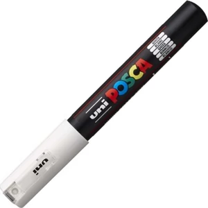 Decormarker UNI-BALL Posca 0,7-1mm vízbázisu akril marker fehér Írószerek UNI Posca PC-1M
