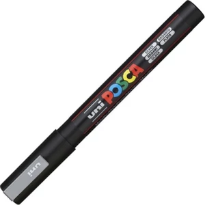 Decormarker UNI-BALL Posca 0,9-1,3mm vízbázisu ezüst akril marker Írószerek UNI Posca PC-3M SILVER