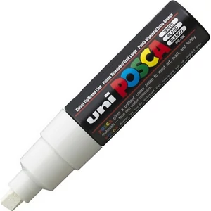 Decormarker UNI-BALL Posca 8mm vízbázisu fehér akril marker Írószerek UNI-BALL PC-8K WHITE