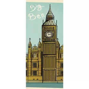 Decoupage rizspapír 24x60cm London Big Ben DFS212L