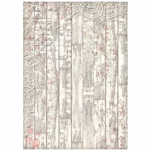 Decoupage rizspapír A4 Sweet Winter wood pattern