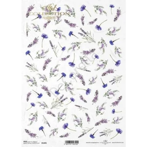 Decoupage rizspapír A4 Wild flowers Mezei virágok 210x297mm Itd. Collection R1446