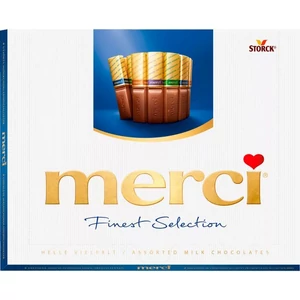 Desszert 250 g MERCI tejcsokoládé válogatás