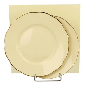 Desszertes tányér porcelán 20cm, szett CLARK ECRU 2 db/szett Díszdobozban