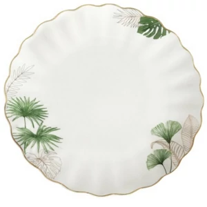 Tányér lapos porcelán 26cm, Garden Joy lapostányér kézzel festett