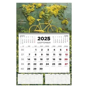 Diák Falinaptár 25 D076 Bicikli 16 Havi TopTimer naptár kollekció 26D7610-000