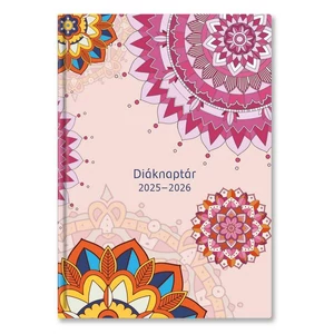 Diák zsebnaptár 25 B6 Heti Mandala Diák zsebkönyv TopTimer naptár kollekció 26D100J-00H