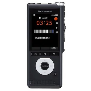 Diktafon digitális 2GB memória OM SYSTEM DS-2700 fekete