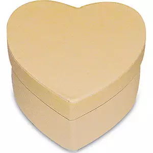 Doboz natúr karton szív alakú Penta 10,5x9,5x5cm KC32